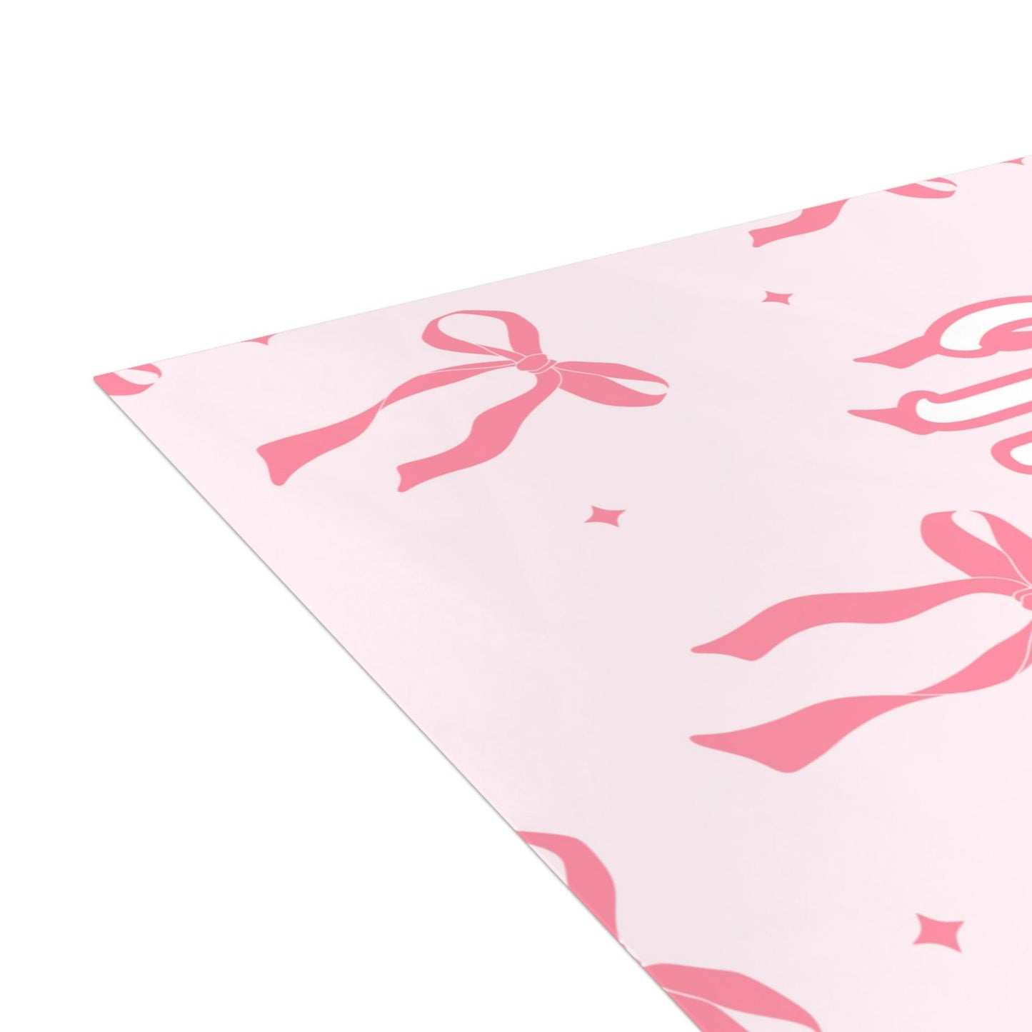 Pink Bows Thank You Cards Package Inserts
