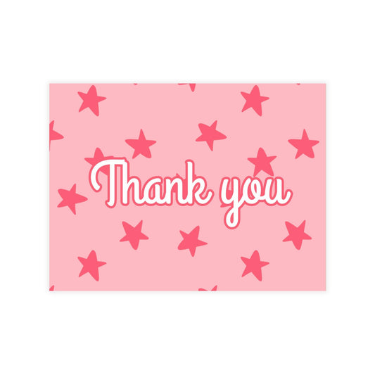 Seeing Stars Thank You Cards Package Inserts