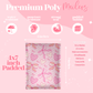 Pretty Package Store Bubble Mailers, Various Sizes, Heavy Duty, Waterproof, Self Seal, Tear Resistant, Designer Bubble Mailing Envelopes
