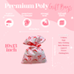 Pretty Package Store Christmas Gift Bag Variety Pack 18 Piece Heavy Duty Waterproof Designer Gift Bags with Ribbon Closure for Small Business Holiday Packaging Boutique Gift Wrapping Assorted Sizes & Prints