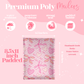 Pretty Package Store Bubble Mailers, Various Sizes, Heavy Duty, Waterproof, Self Seal, Tear Resistant, Designer Bubble Mailing Envelopes