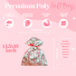 Pretty Package Store Christmas Gift Bag Variety Pack 18 Piece Heavy Duty Waterproof Designer Gift Bags with Ribbon Closure for Small Business Holiday Packaging Boutique Gift Wrapping Assorted Sizes & Prints
