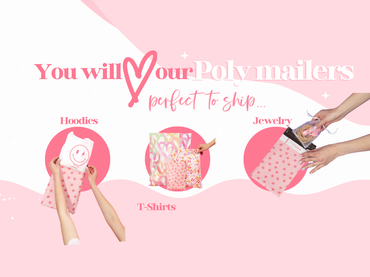 Pretty Package Pretty Package Premium Boutique Poly Mailers Small Business Shipping ...