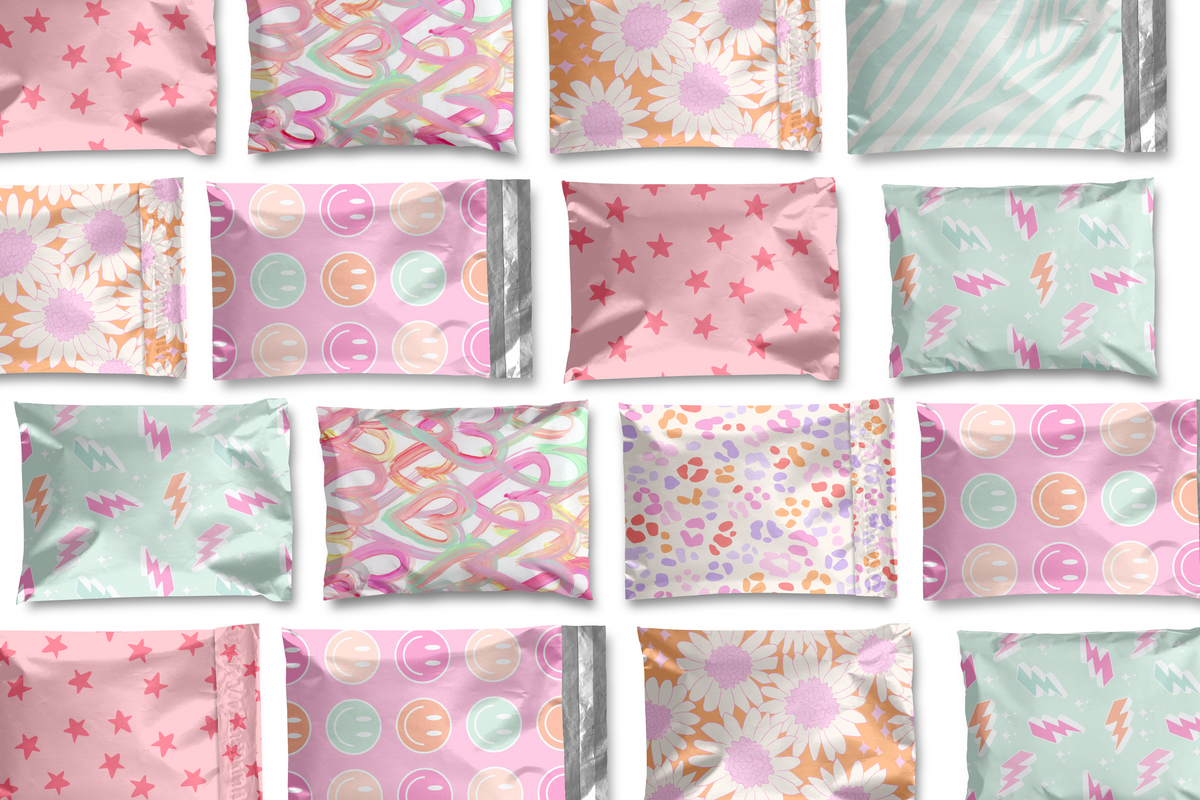 Pretty Package Premium Boutique Poly Mailers Small Business Shipping ...